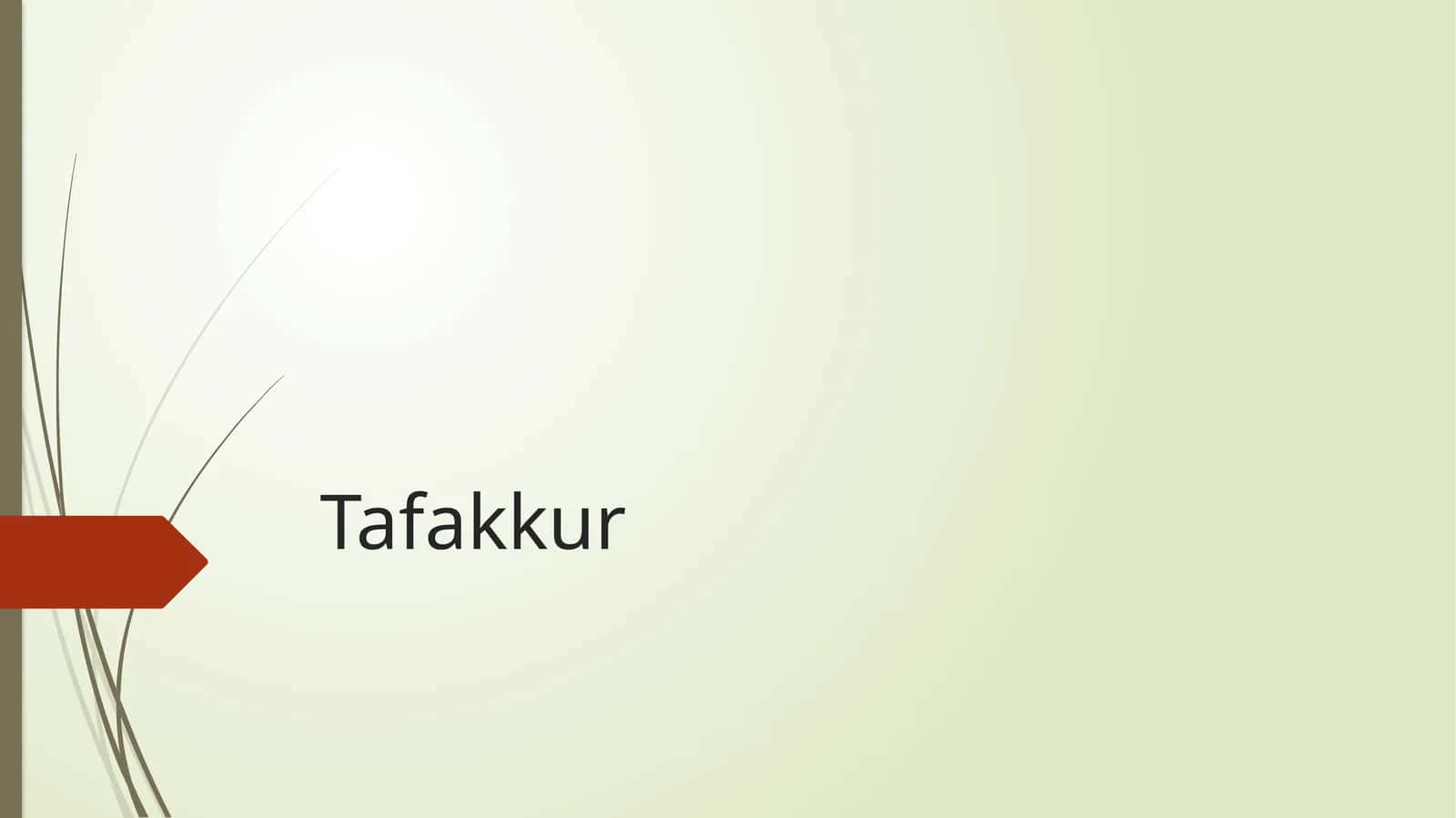 Tafakkur