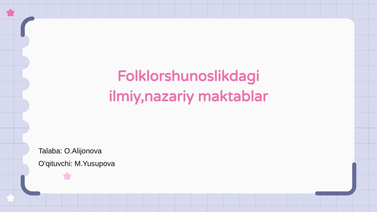 Folklorshunoslikdagi Ilmiy, Nazariy Maktablar