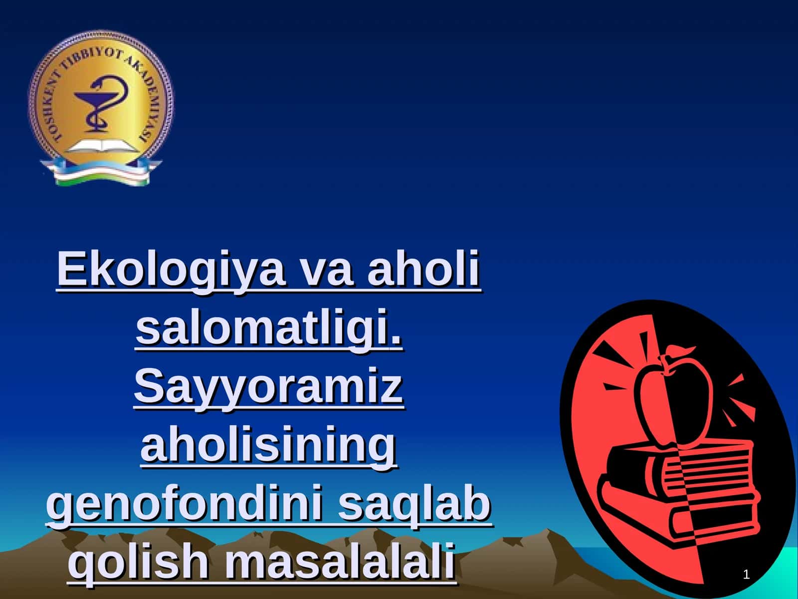 Ekologiya va aholi salomatligi