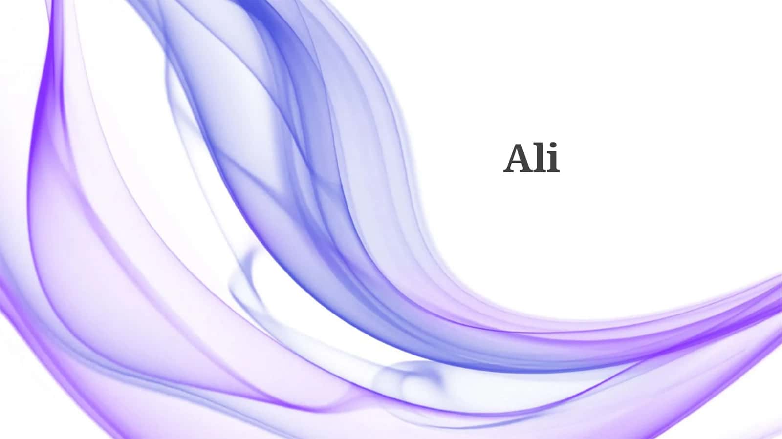 Ali ning mashhurligi va foydalanishi