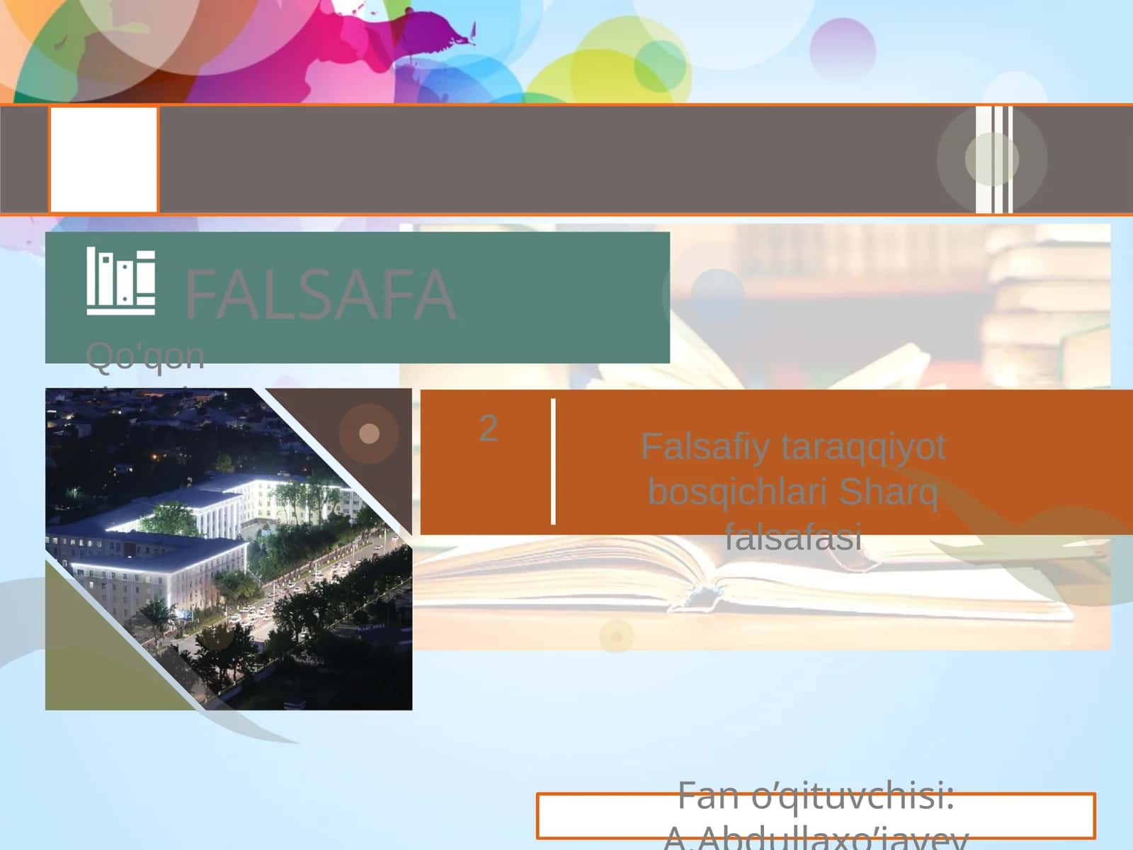 Qadimgi Sharq Falsafasi