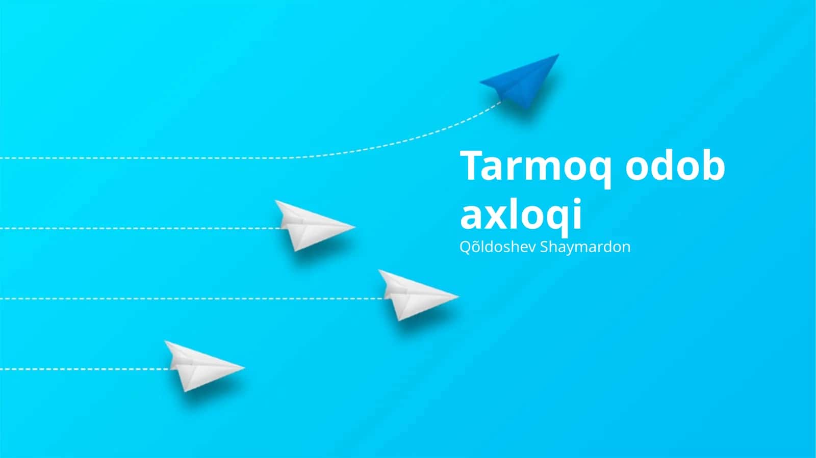 Tarmoq odob axloqi