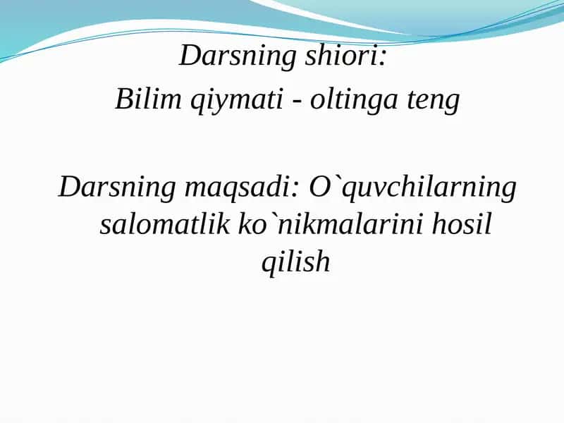 Bilim qiymati-oltingateng