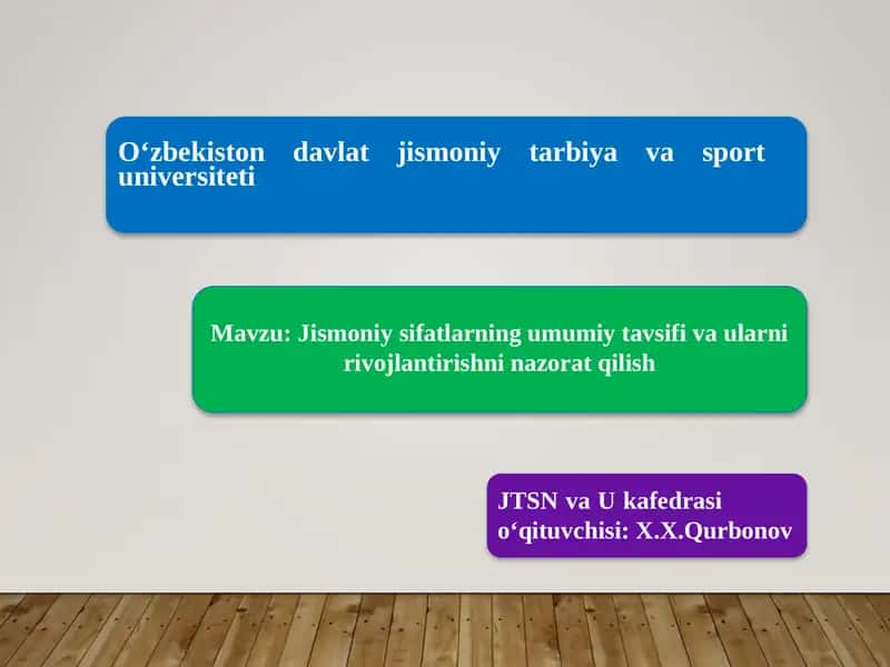 O‘zbekiston davlat jismoniy tarbiya va sport universiteti