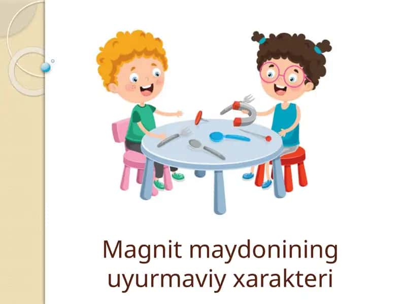 Magnit maydon uyurmaviy xarakteri
