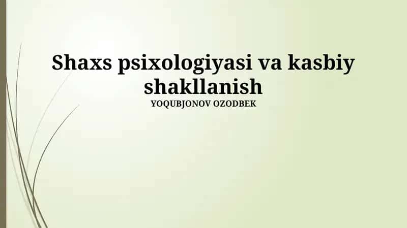 Muloqot ko'nikmalari va jamoada ishlash