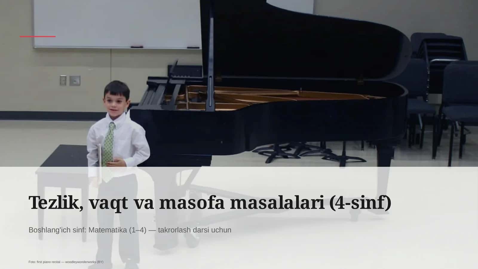 Tezlik, vaqt va masofa masalalari (4-sinf)