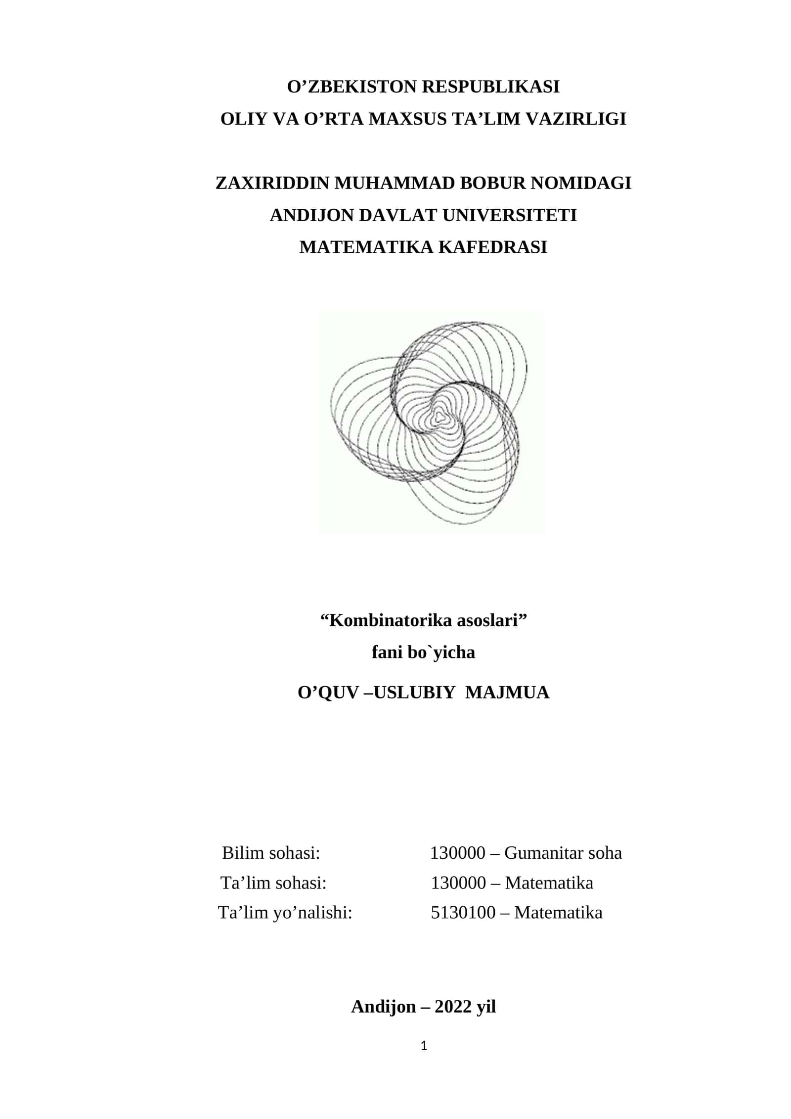 Kombinatorika asoslari