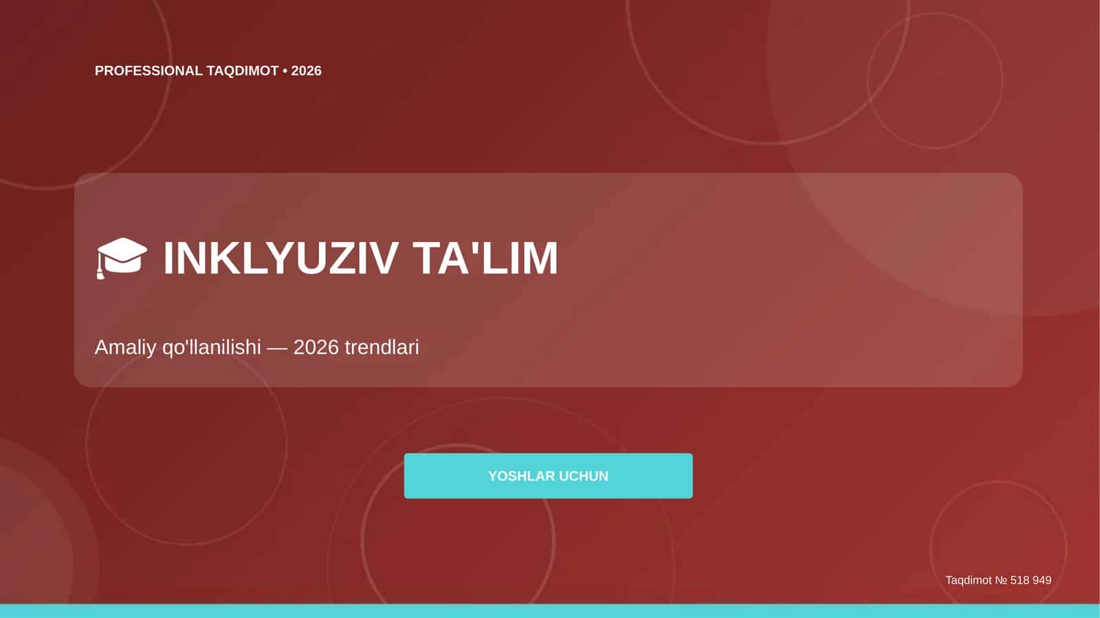 Inklyuziv ta'lim: amaliy qo'llanilishi (2026 trendlari)