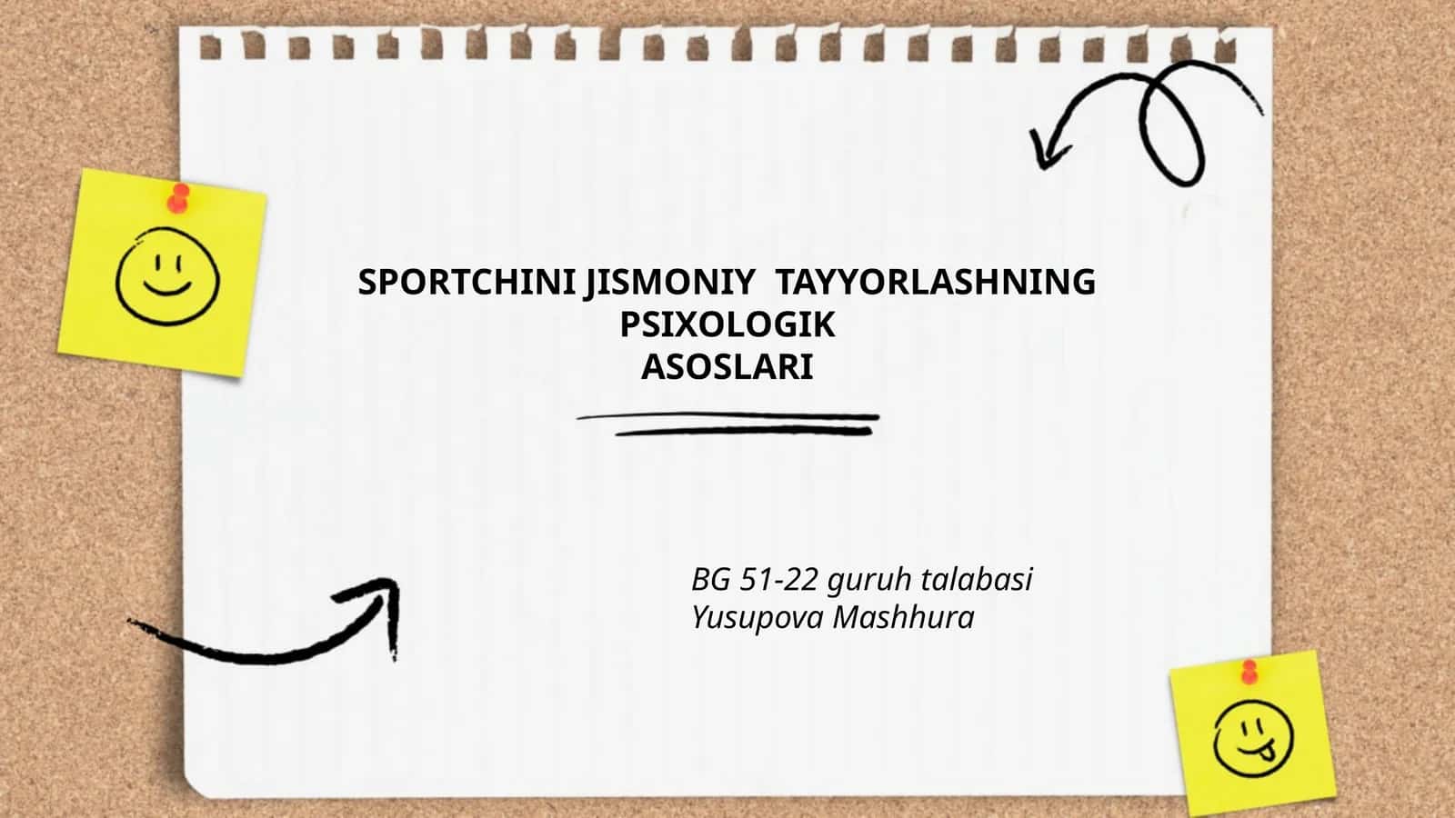Jismoniy tayyorgarlikning psixologik aspektlari
