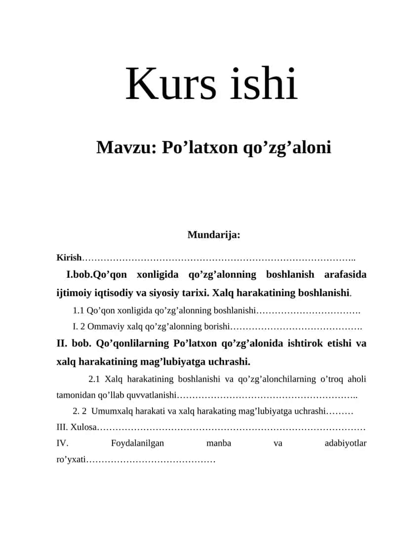 Po’latxon qo’zg’aloni