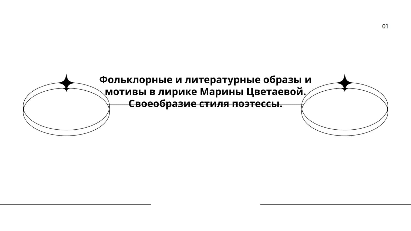 Фольклорные и литературные образы и мотивы в лирике Марины Цветаевой