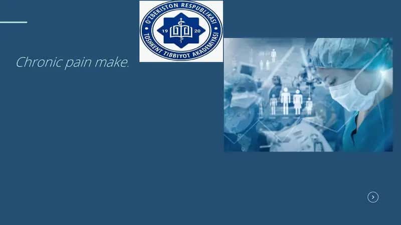 Chronic pain make