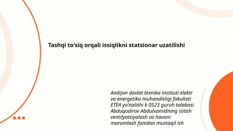 Isitish ventilyatsiyalash va havoni maromlash