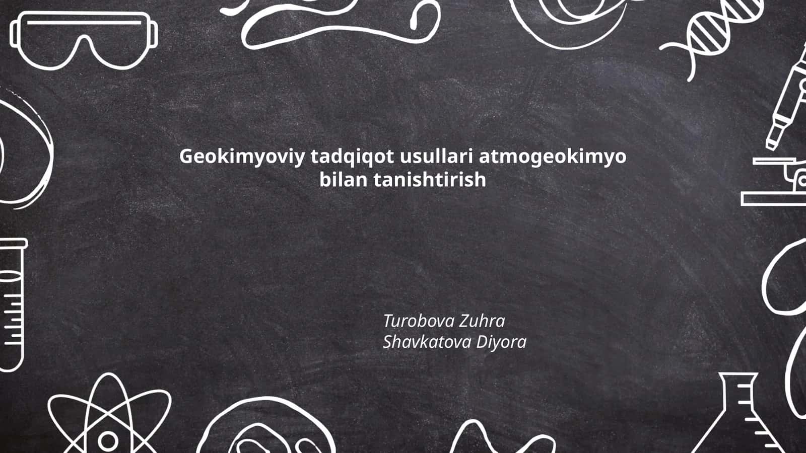Atmosfer geokimiya