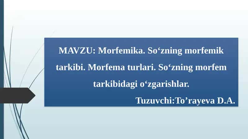 Morfemika