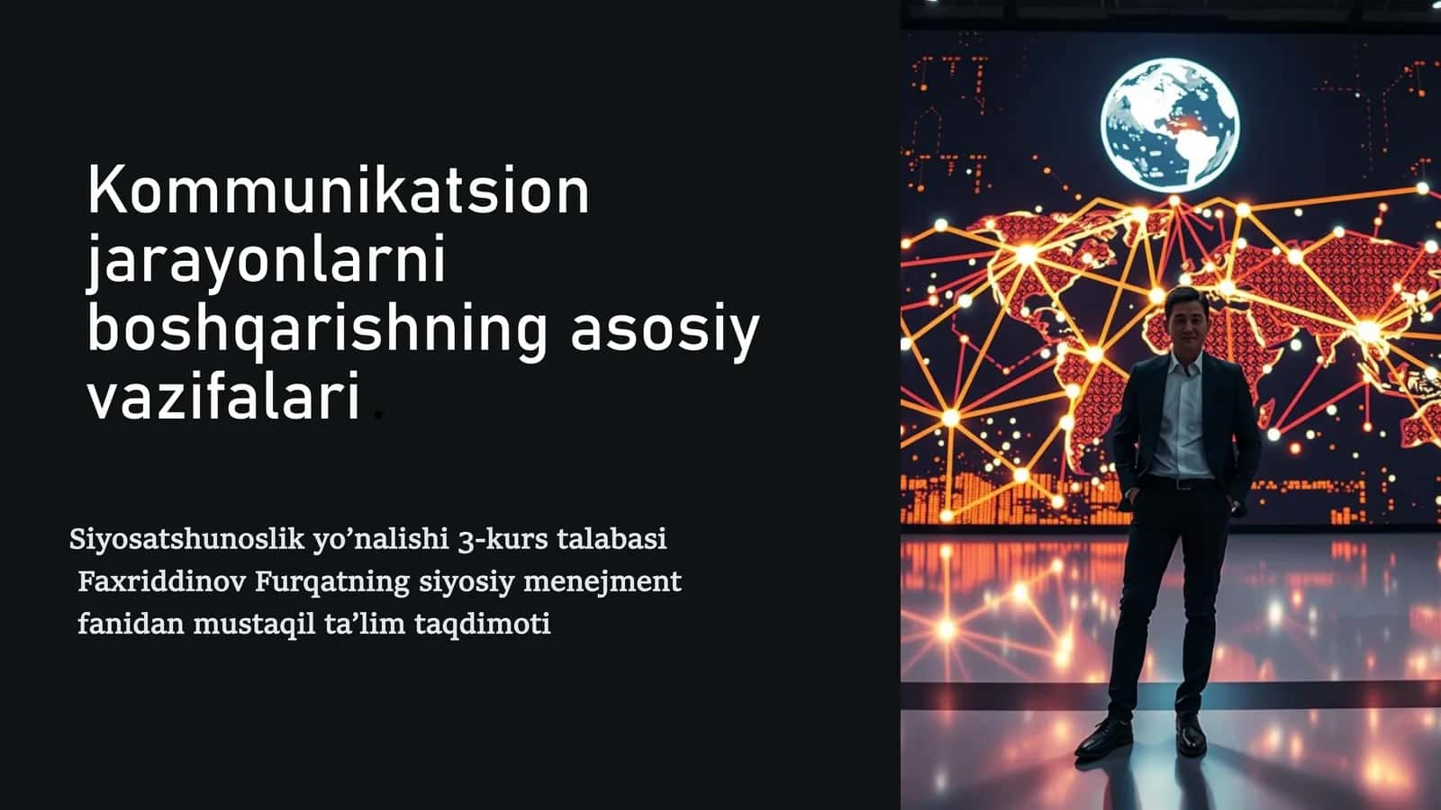 Kommunikatsion jarayonlarni boshqarishning asosiy vazifalari.