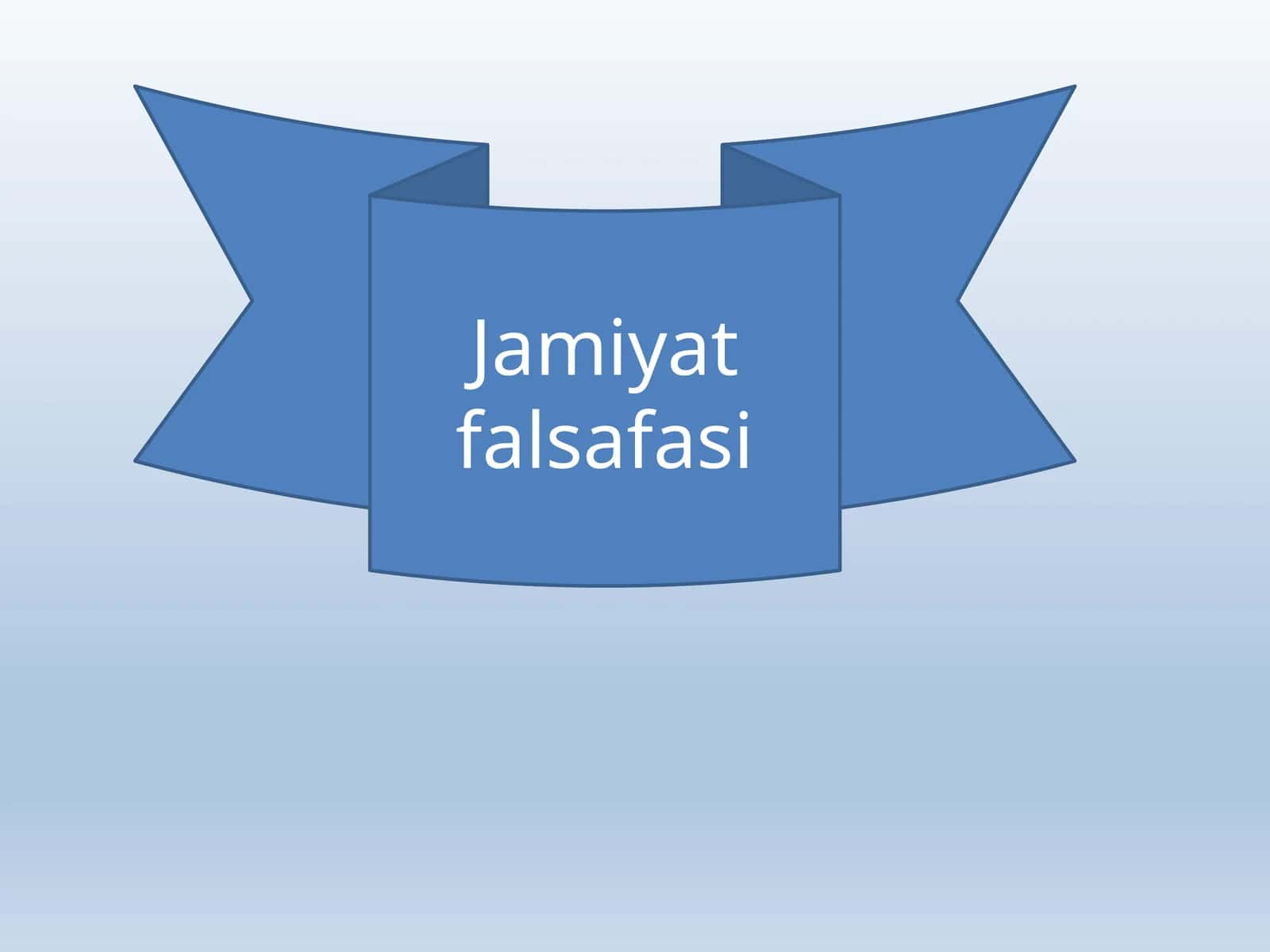 Jamiyat falsafasi