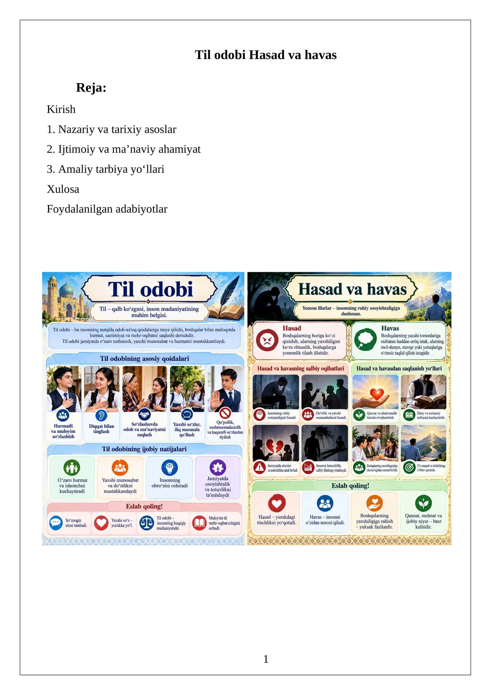 Til odobi Hasad va havas