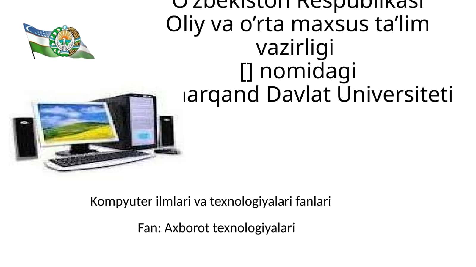 Axborottexnologiyalari
