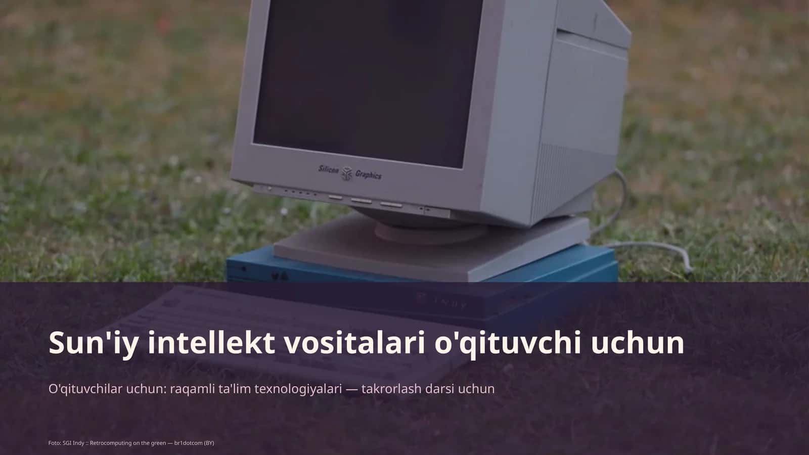Sun'iy intellekt vositalari o'qituvchi uchun