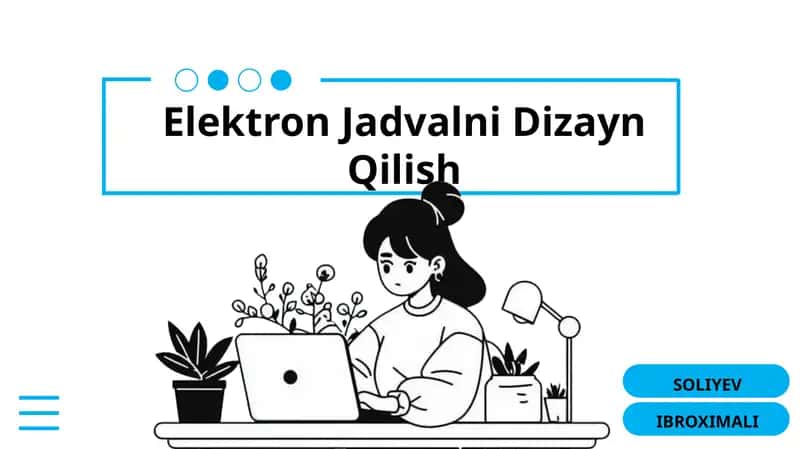 Elektron Jadvalni Dizayn Qilish