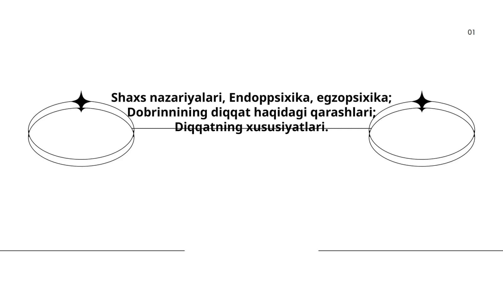 Shaxs nazariyalari, Endoppsixika, egzopsixika; Dobrinnining diqqat haqidagi qarashlari; Diqqatning xususiyatlari