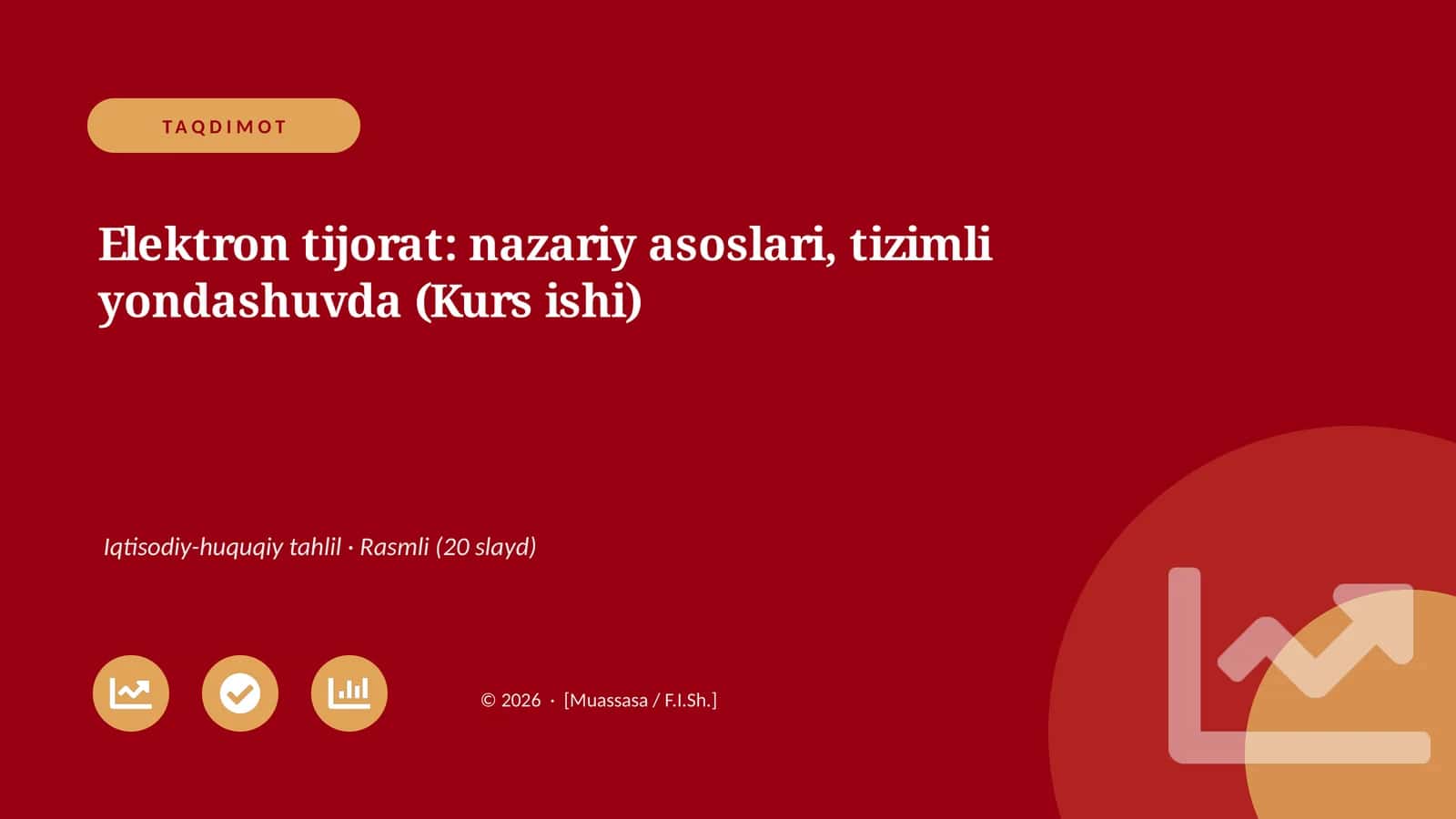 Elektron tijorat: nazariy asoslari, tizimli yondashuvda (Kurs ishi)