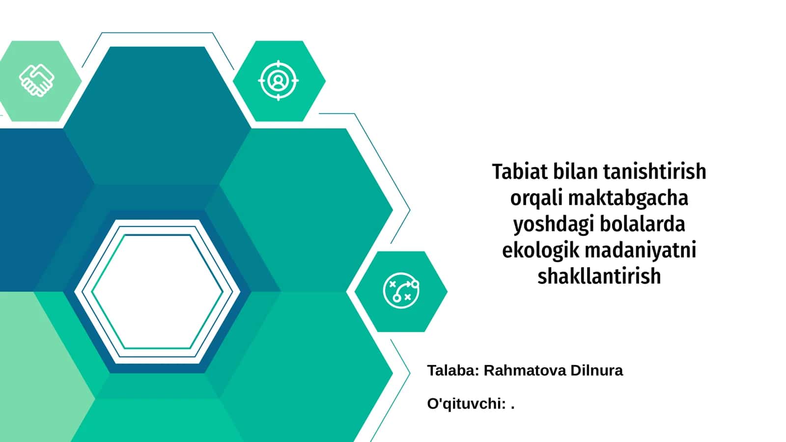 Ekologik madaniyatning o‘quv-tarbiyaviy qiyoslashuvi