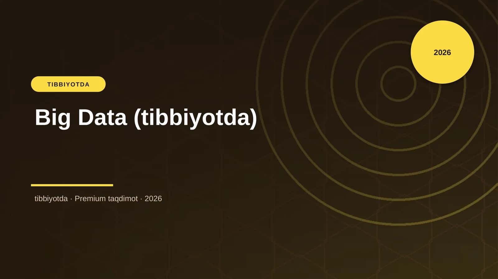 Big Data (tibbiyotda)