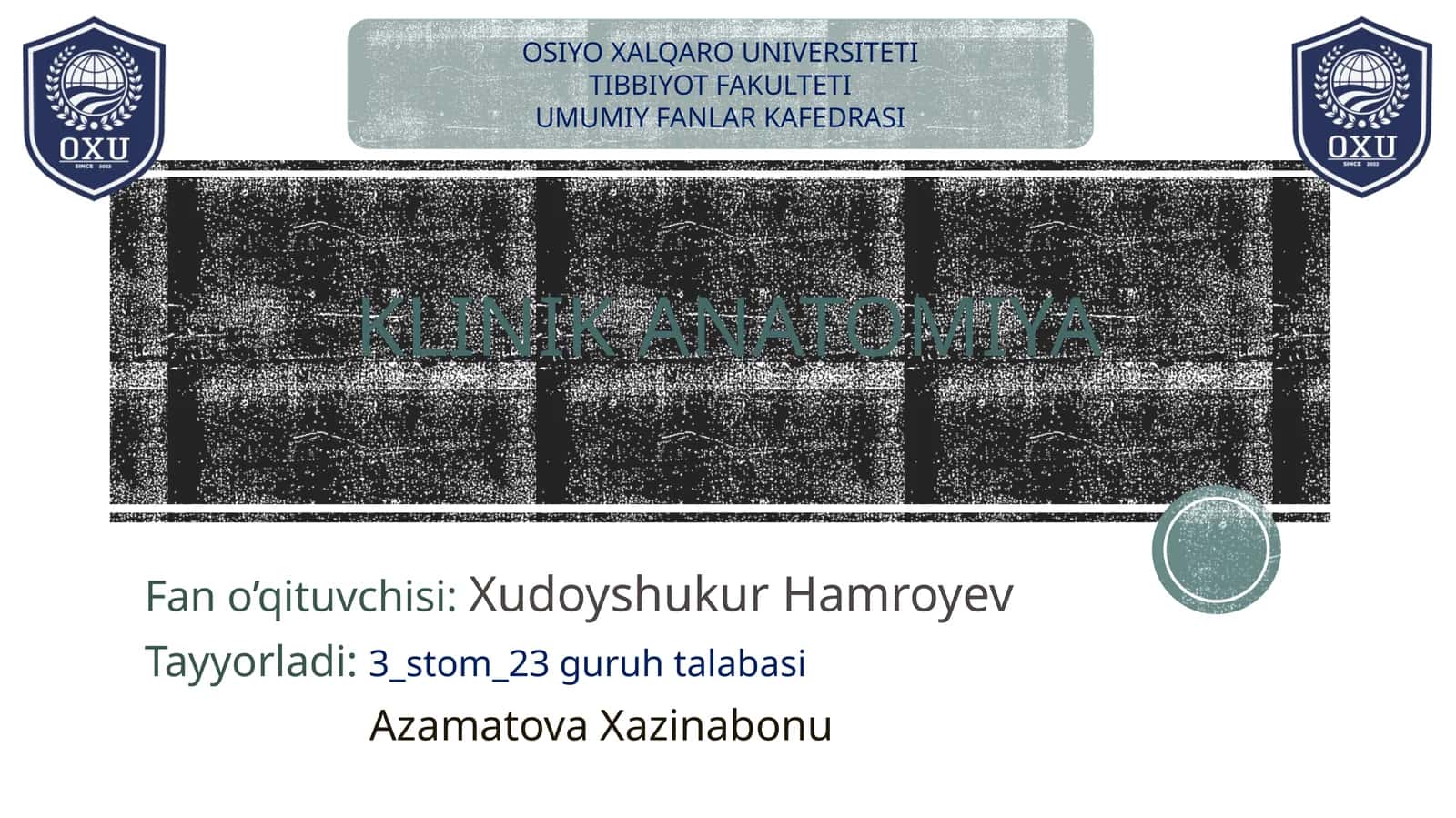 BOSHNING YUZQISMITOPOGRAFIYASI
