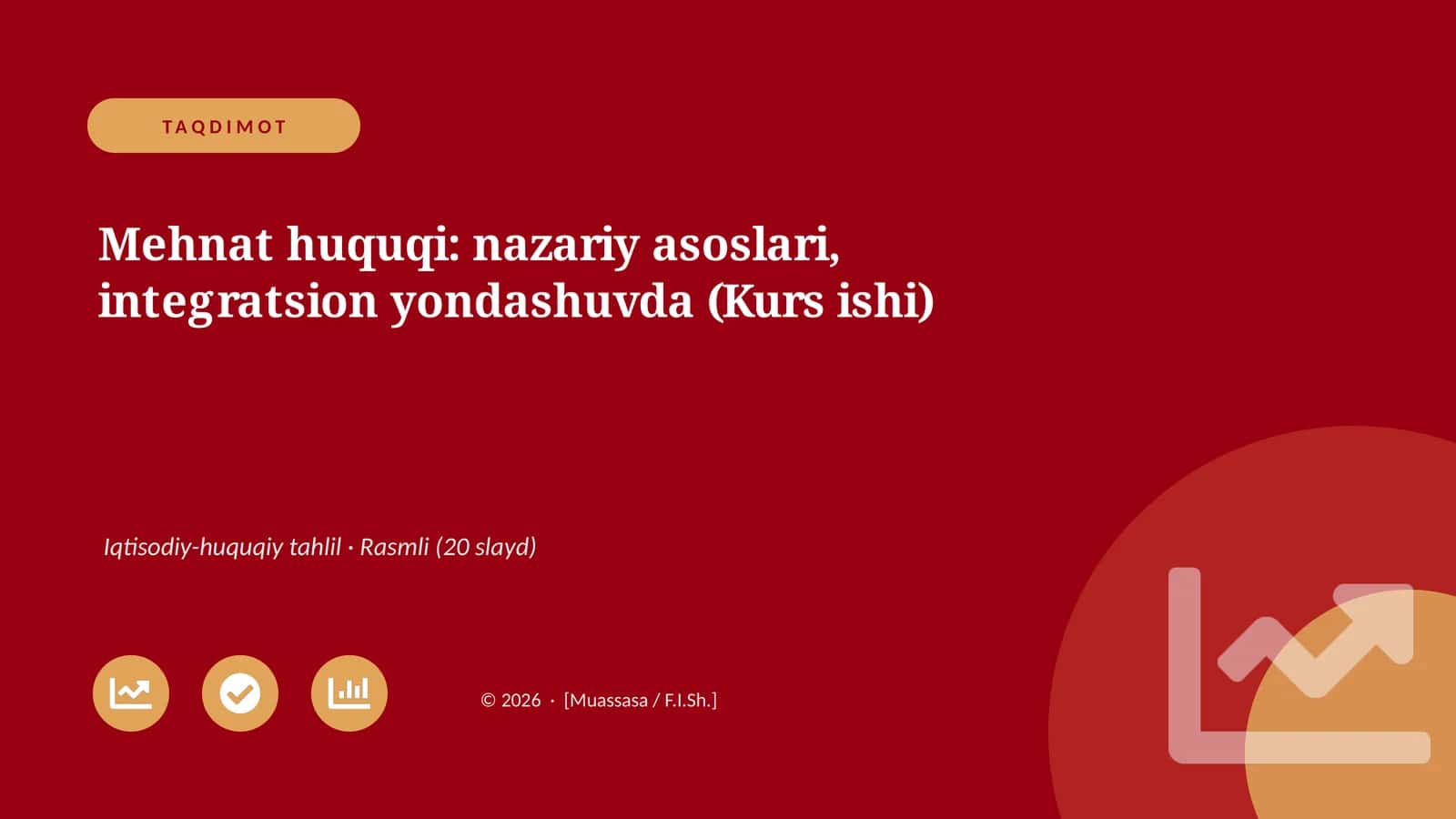 Mehnat huquqi: nazariy asoslari, integratsion yondashuvda (Kurs ishi)