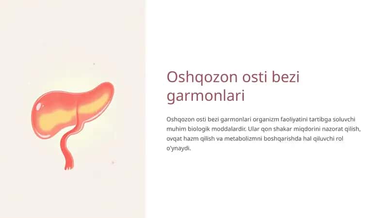 Oshqozon osti bezi garmonlari
