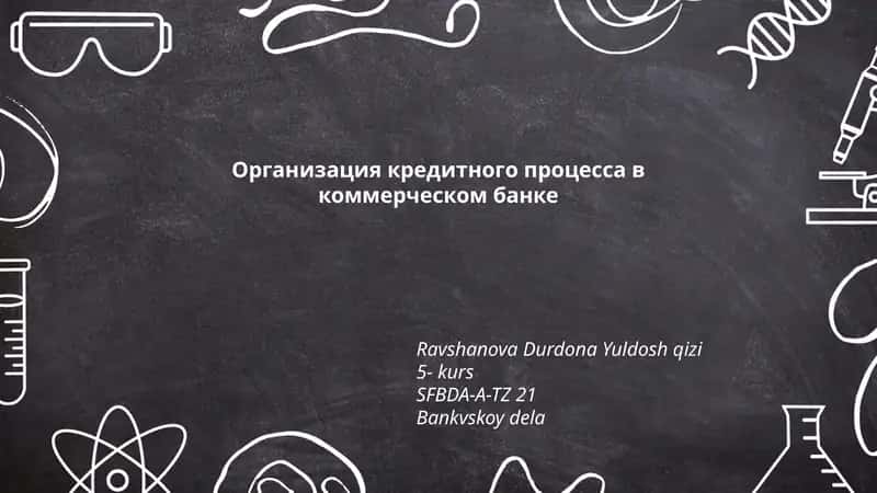 Организация кредитного процесса в коммерческом банке