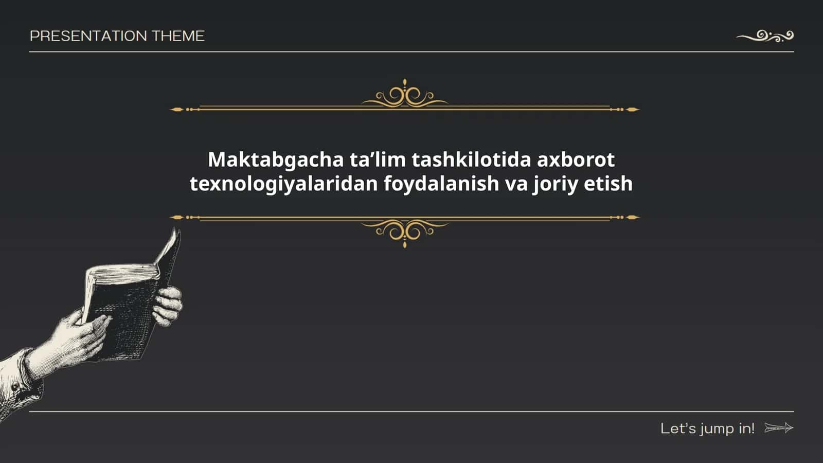 Maktabgacha taʼlim tashkilotida axborot texnologiyalaridan foydalanish va joriy etish
