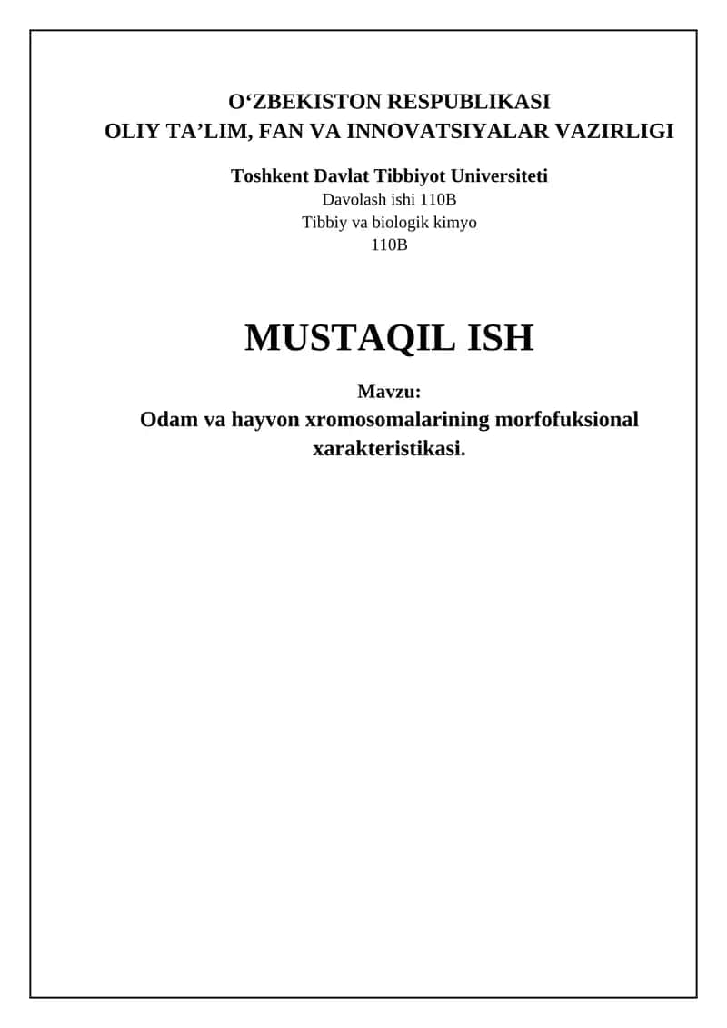 Xromosomalar tuzilishi va evolyutsiyasi