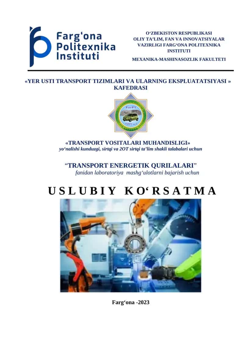 Transport Energetik Qurilalari