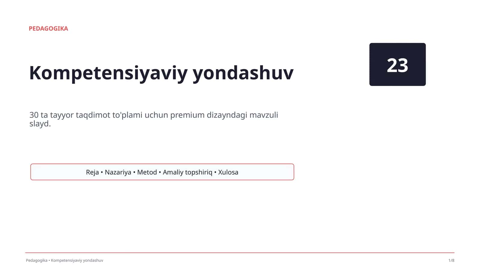 Kompetensiyaviy yondashuv