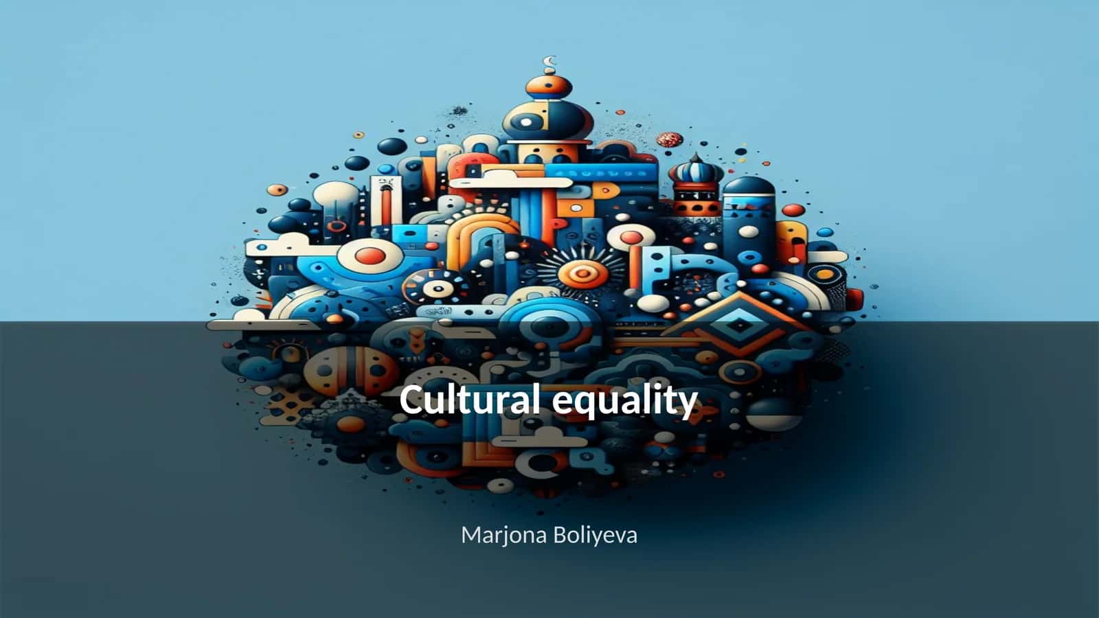 Cultural equality