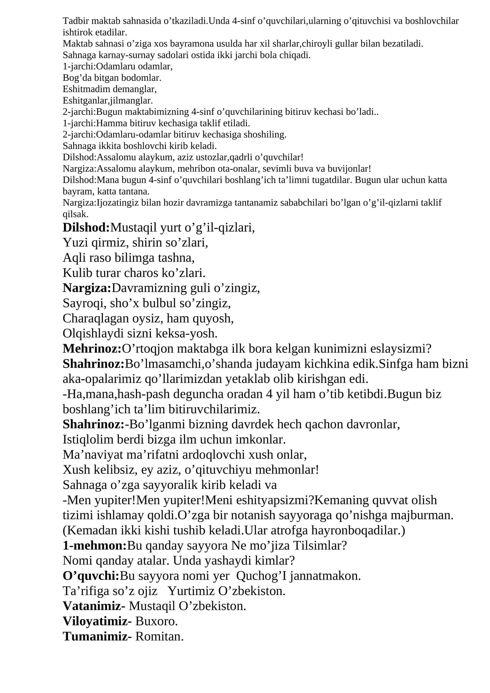Tadbir maktab sahnasida