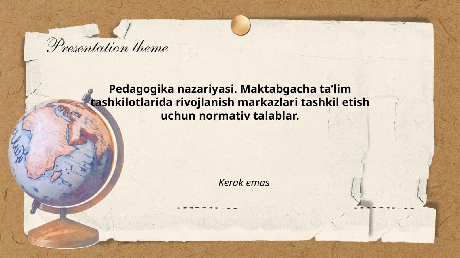 Pedagogika nazariyasi