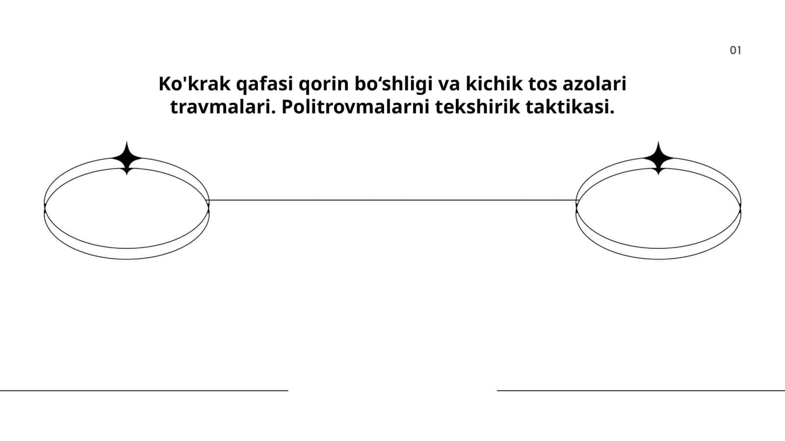 Ko'krak qafasi, qorin bo‘shligi va kichik tos azolari travmalari