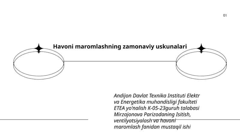 Isitish, ventilyatsiyalash va havoni maromlash fanidan mustaqil ish