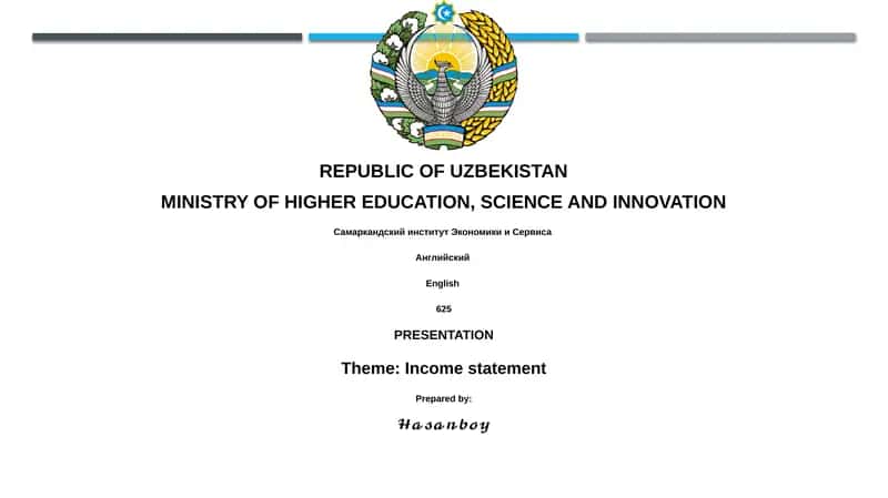 Income Statement Fundamentals