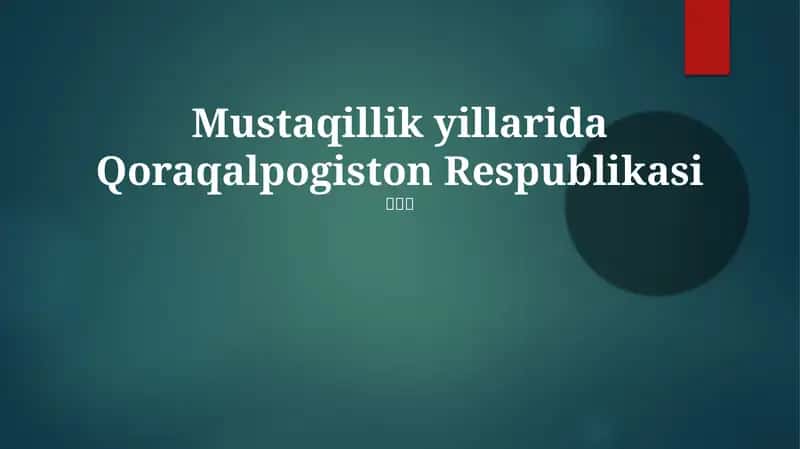 Qoraqalpogiston Respublikasi
