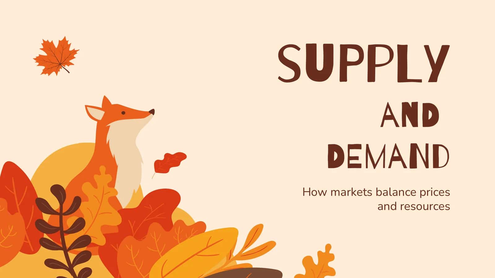Supply and Demand