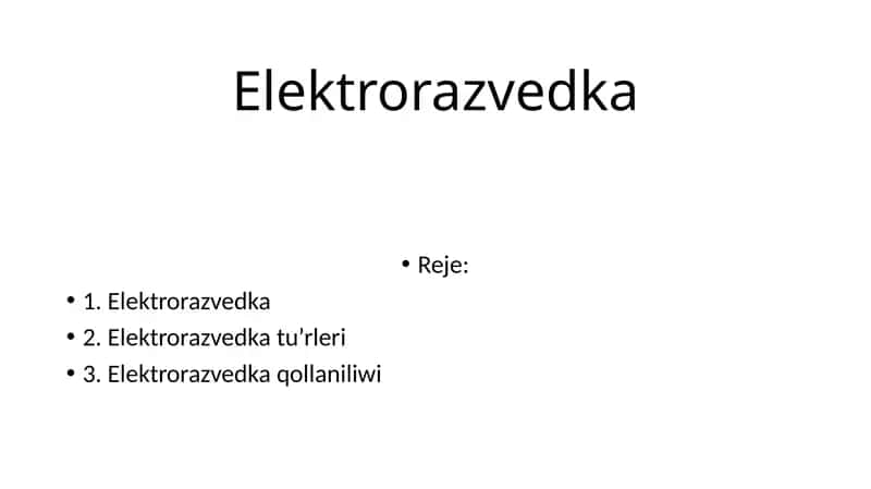 Elektrorazvedka
