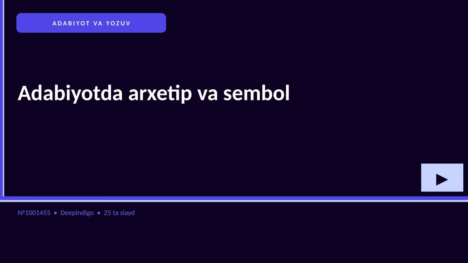 Adabiyotda arxetip va sembol