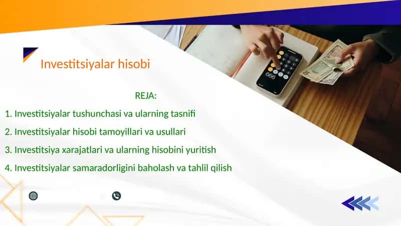 Investitsiyalar hisobi