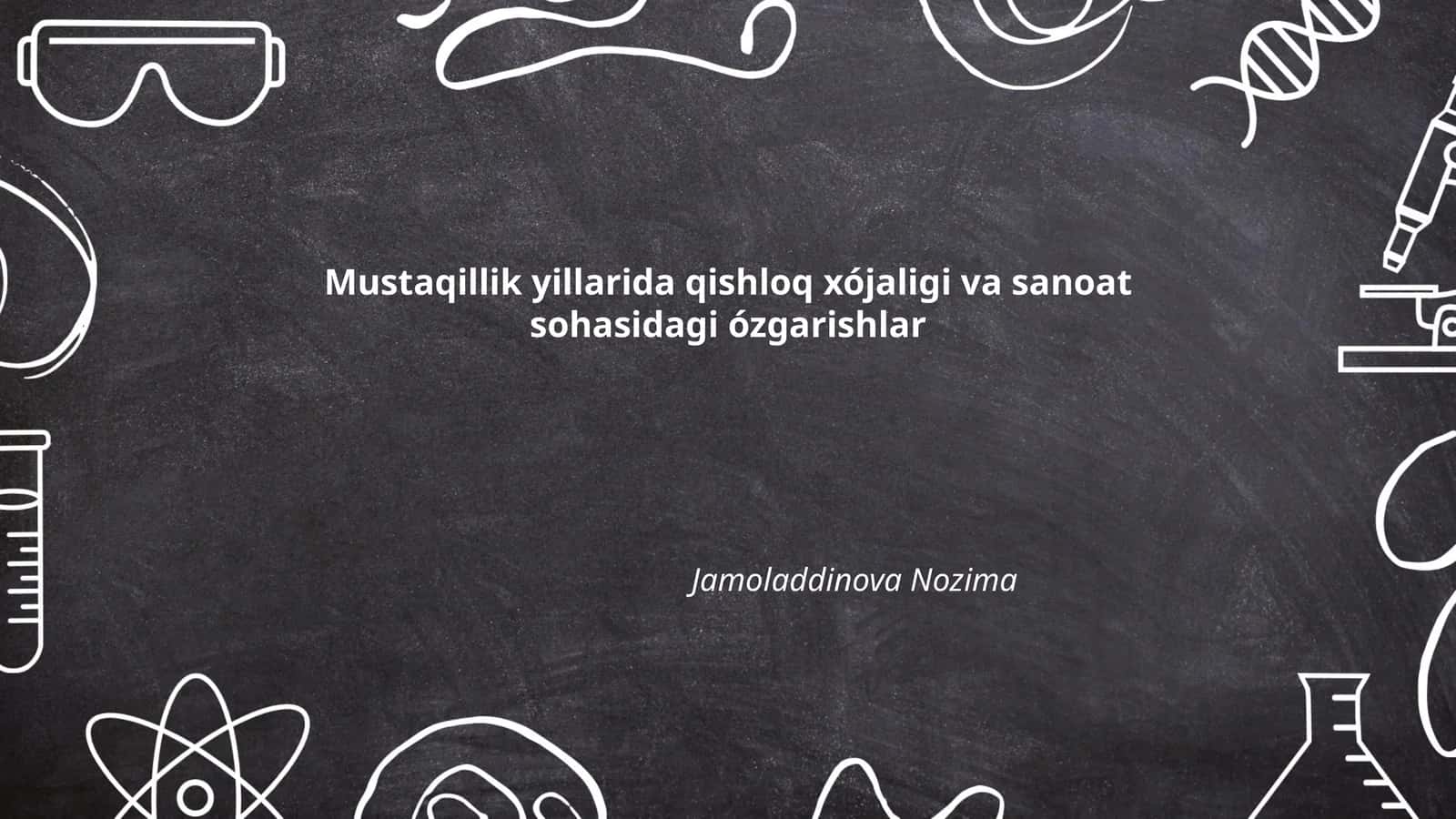 Yer islohotlari va mulkchilik huquqlari O‘zbekistonda